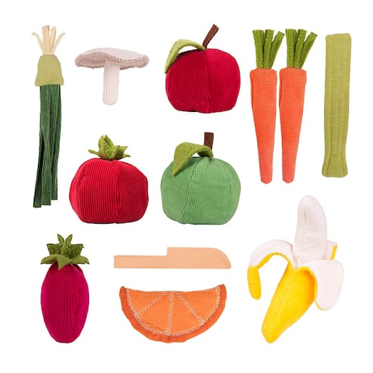 Salus Fruits &#x26; Vegetables Plush Food Set